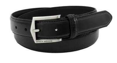 S.a. Pinseal: Perf Strap Genuine Leather Belt - Black