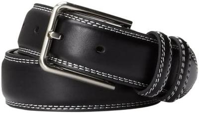Contrast Stitch Belt - Black/white