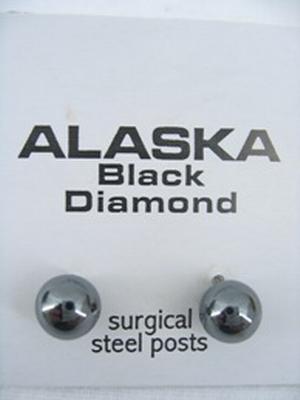 8 Mm Hematite Earrings