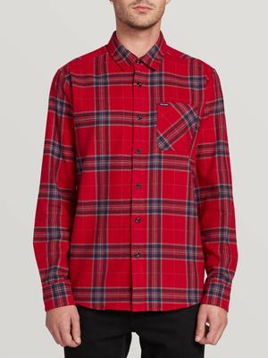 Caden Plaid L/s - Engine Red