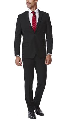 Premium Jmh Suit Coat: Slim Fit - Black