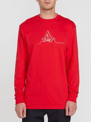 Family Stones L/s Tee - Red