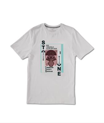 Acid Text S/s Tee - White