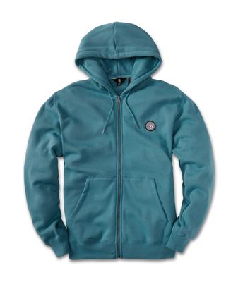 Sngl Stn Zip Fleece - Storm Blue