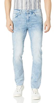 Wt02 Skinny Jeans: Stretch Denim - Lt. Sand Blue