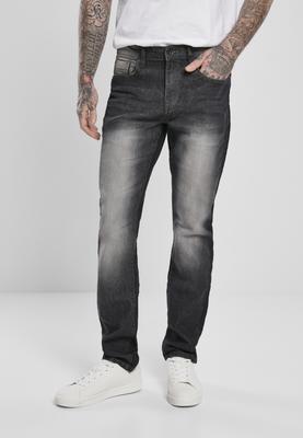 Wt02 Skinny Jeans: Stretch Denim - Black Sand