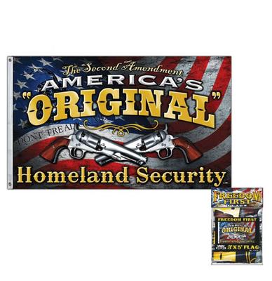 3x5 Flag: Americas Original - Homeland Security