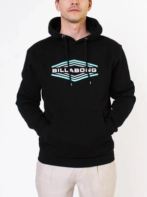 Walled Po Hoodie - Black