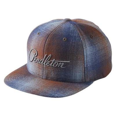 Brand Name Flat Brim Hat