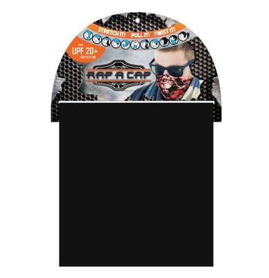 Rap A Cap Multi Purpose Neck Scarf - Black