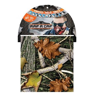 Rap-a-cap Multi Purpose Neck Scarf: Hunting Camp Camo