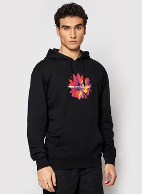 Blooming P/o Hoodie: Flower - Black