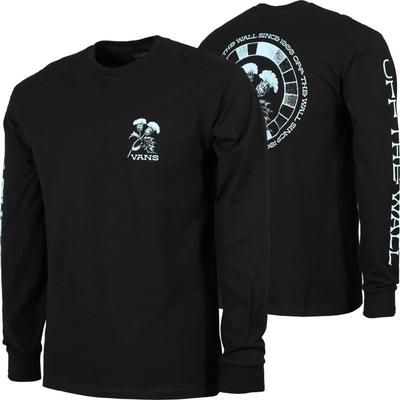 In The Weeds L/s Tee: Plants - Black