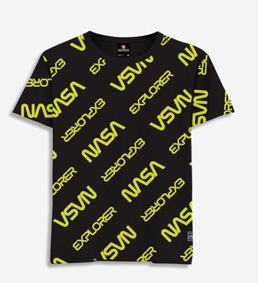 Graphic S/s Tee: Nasa  All Over