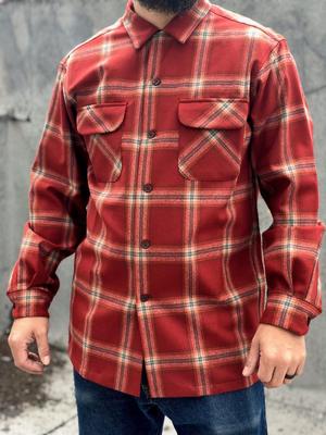 Board Shirt: Rust/blue Ombre