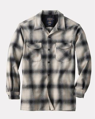 Board Shirt: Black/tan Ombre
