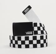 Long Depster Web Belt - Black/white Check