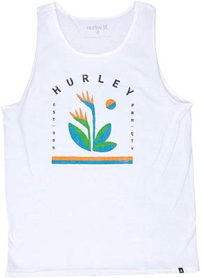 Simple Birds Tank Top - White