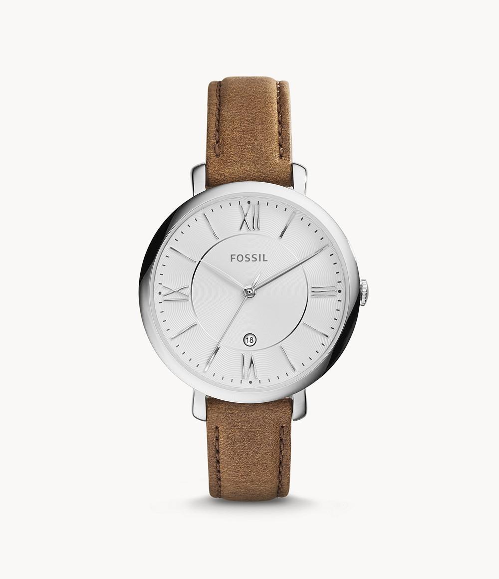  Women's Brown Leather Watch Jacqueline