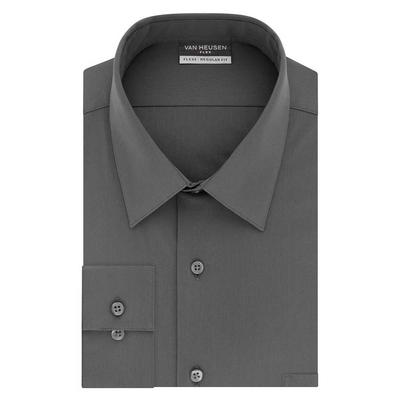 Phillips Van Heusen: Reg Tek-fit L/s Dress Shirt - Charcoal
