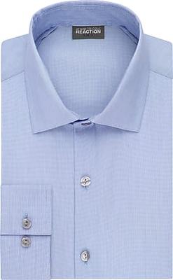 Kenneth Cole Reaction: Slim Fit Flex Dress Shirt - Blue Jay