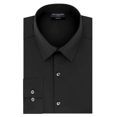 Phillips Van Heusen: Slim Fit Tek-fit L/s Dress Shirt - Black