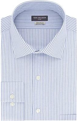 Phillips Van Heusen: Tek-fit L/s Dress Shirt Prnt- Sky Blue