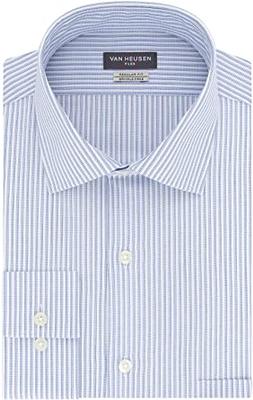 Phillips Van Heusen: Tek-fit L/s Dress Shirt Prnt- Sky Blue