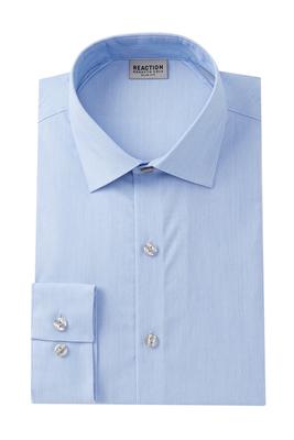 Calvin Klein: Slim Tek-fit L/s Dress Shirt Print - Denim