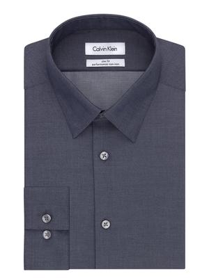 Calvin Klein: Steel Slim Fit L/s Dress Shirt - Blue