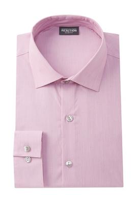 Kenneth Cole Reaction: Slim Flex-fit Dress Shirt - Pink