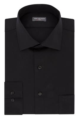 Phillips Van Heusen: Big Flex-fit L/s Dress Shirt - Black