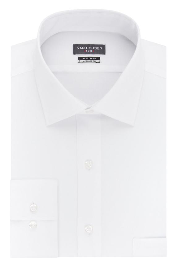  Phillips Van Heusen : Tall Flex- Fit L/S Dress Shirt - White