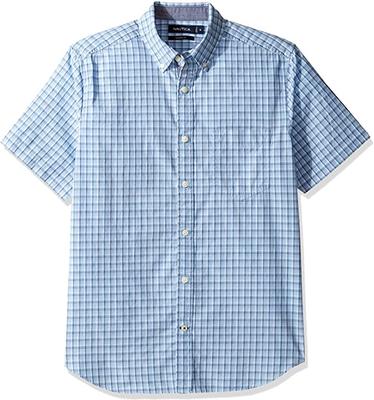 Casual Plaid S/s Woven - Light Haze