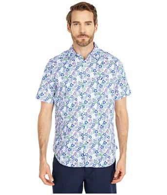 Casual Print Floral S/s Woven - Bright White