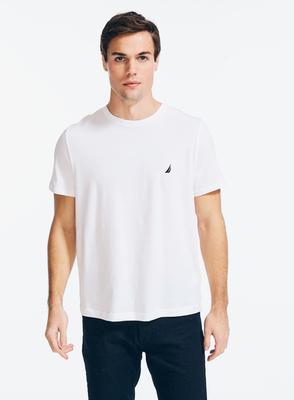 Crew Neck Solid S/s Tee - Bright White