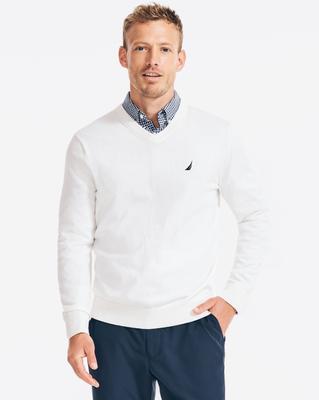 Navtech V-neck Sweater - Marshmellow
