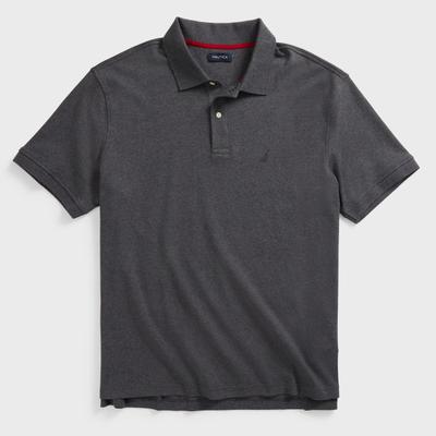 Interlock S/s Polo (b&t) - Charcoal Heather