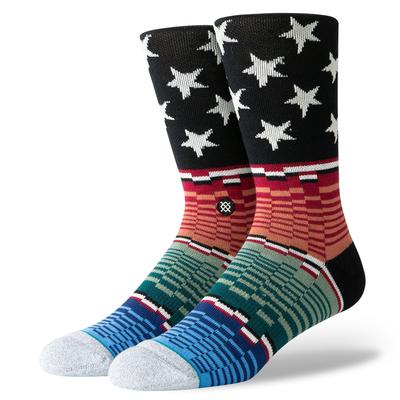 Crew Sock - American Glitch