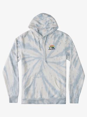 Backyard Sunset Po Hoodie - Snow White Tie Dye