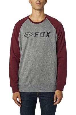 Apex Crew Fleece - Grey/red