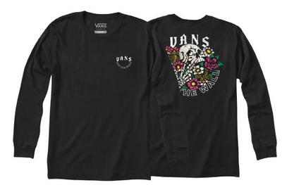 Pushing Up L/s Tee - Black