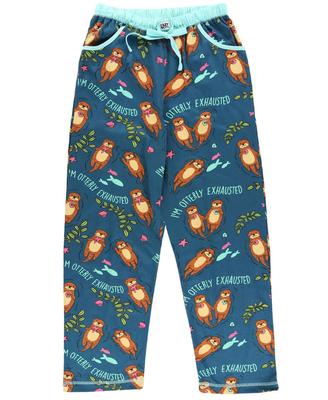 W`s Fitted Pj Pant - Otterly Exhausted