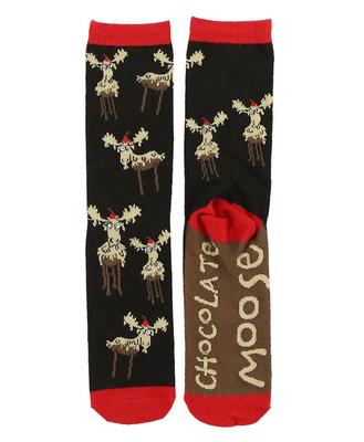 Adult Crew Sock - Chocolate Moose