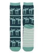 Adult Crew Sock - Funky Moose Blue