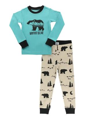 K`s L/s Pj Set - Bear Scene Brother Bear