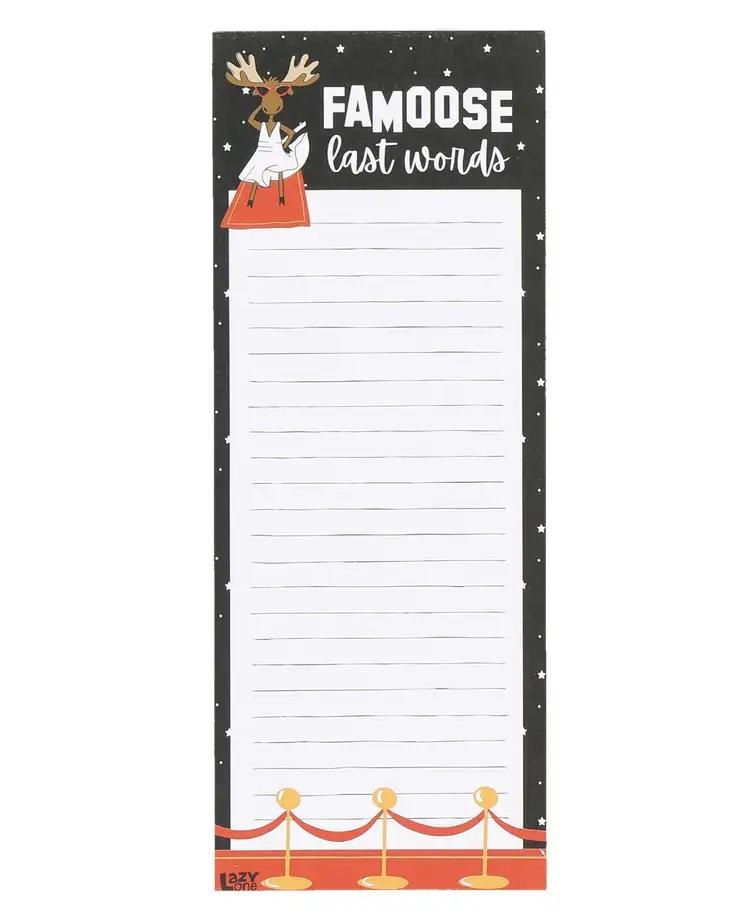 Mag.Notepad - Famoose Last Words