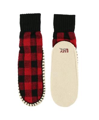 Short Mukluks Red Plaid