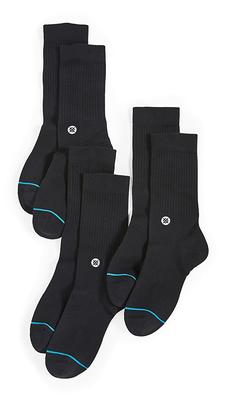 Crew Sock - Icon 3 Pack - Black