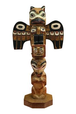 Totem - Raven Bear/sun Raven